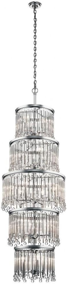 43758CH - Kichler Lighting Piper Chrome 18 Light Chandelier