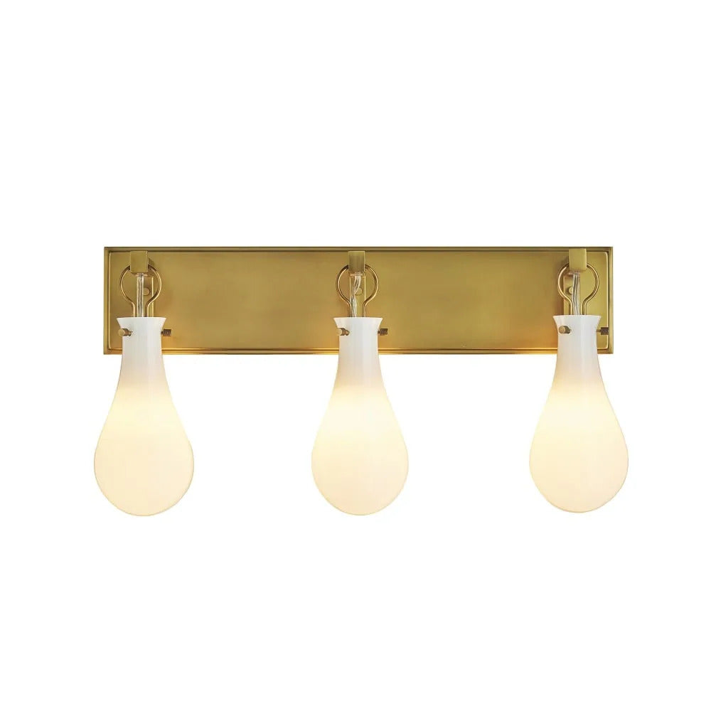 49153 - Arteriors Home Sabine Antique Brass Vanity Light
