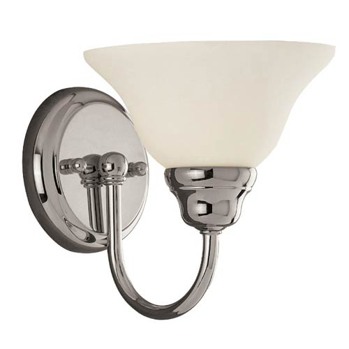 Kenroy Abbey KR-11851-ANI 1 Light Wall Sconce, Nickel