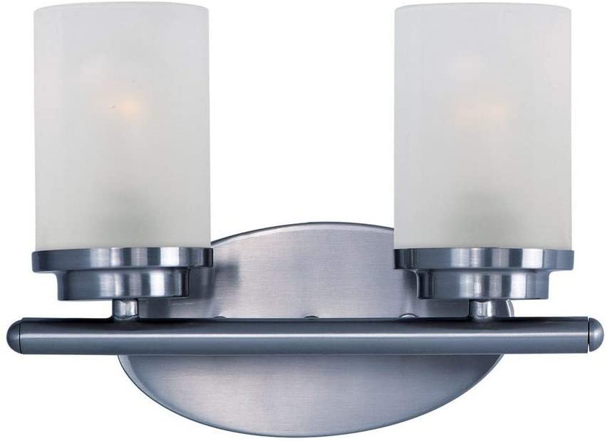 Maxim Lighting 10212FTPC Corona 2-Light Bath Vanity, Polished Chrome