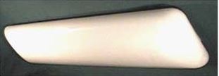 Divine Lighting 5212-WH-232 1x4 Puff Smooth with Lens
