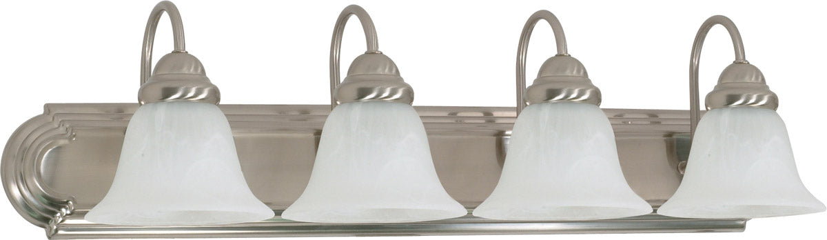 Nuvo 60-3211 Ballerina 4 Light 30 inch Brushed Nickel Vanity Light Wall Light