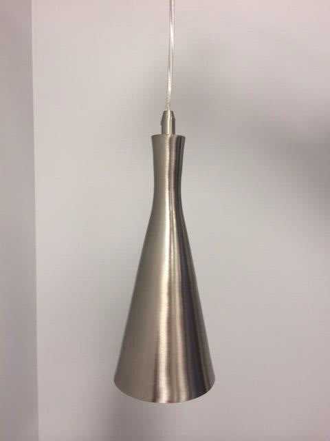 X246GU224-NI-27K - Metal 1Lt CFL Pendant