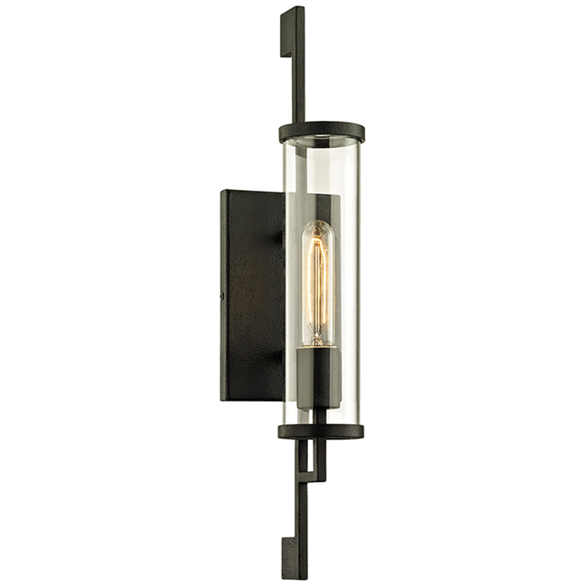 Troy Lighting B6461 Park Slope 1 Light 21 inch Outdoor Wall Sconce, Forged Iron