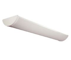 Divine Lighting DL-D-I-PERF-232EH-SLVR-8 8' Two Light LED Linear Fixture, White
