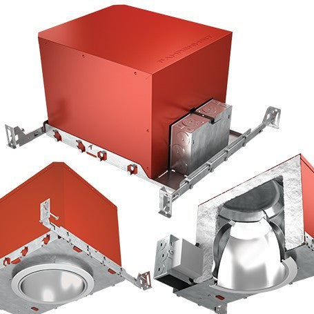 F6FH-226 - 6" IC/AT Feed Through Fire Rated CFL Recessed Housing - DMF Lighting - IN STOCK LIGHTING - Recessed Housing
