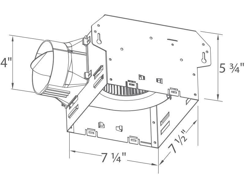 Delta Electronics ITG80 BreezIntegrity 80 CFM Single Speed