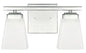 114421PN-334 - Capital Lighting 2 Light Polished Nickel Vanity