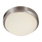 13881 BN - Trans Globe Bliss Brushed Nickel 13" Flush mount