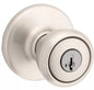 400T-15-SMT - Kwikset Tylo Satin Nickel Keyed Entry Knob