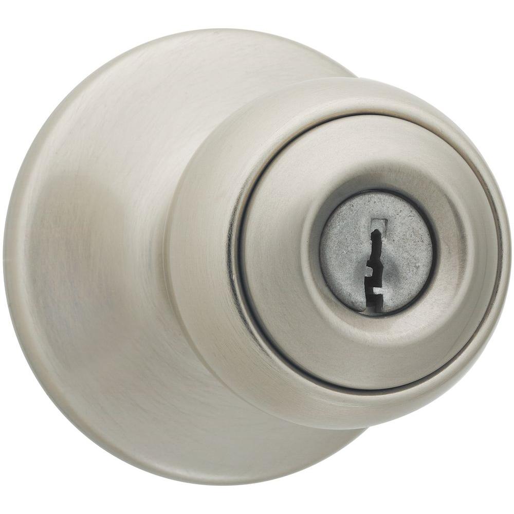 400P-15 - Kwikset Polo Satin Nickel Entry Door Knob