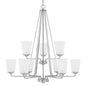 414191BN-331 - Capital Lighting Braylon Brushed Nickel Chandelier