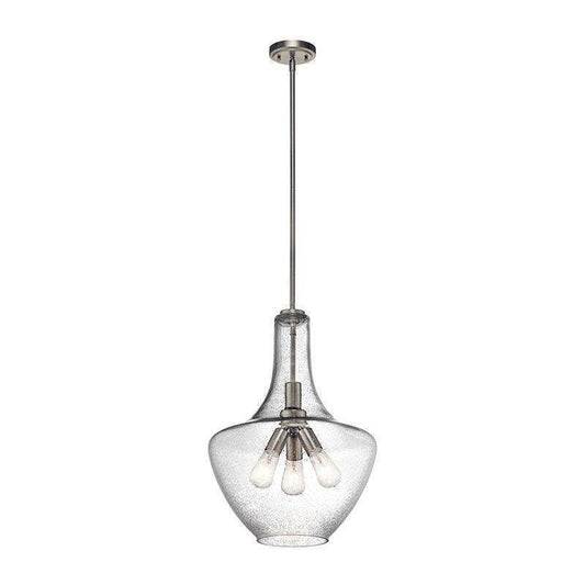 42190NI - Kichler Lighting Everly Brushed Nickel 3 Light Pendant