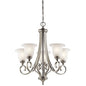 43156NI - Kichler Lighting Monroe Brushed Nickel 5 Light Chandelier