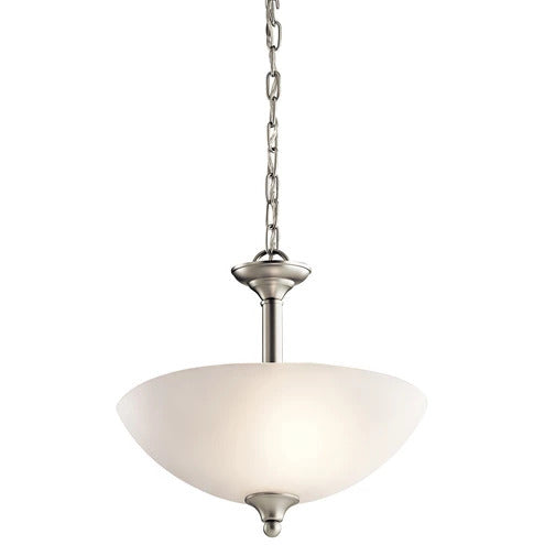 43641NIL16 - Kichler Lighting Jolie Brushed Nickel 15" Pendant