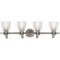 45874CLP - Kichler Lighting Flagship Pewter 4 Light Vanity Light