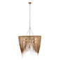 46643 - Arteriors Home Layla Antique Brass Chandelier