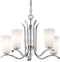 43074CH - Kichler Lighting Armida Chrome 5 Light Chandelier