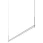 2818.03-4 - Sonneman Satin White Two Sided Thin-Line Pendant