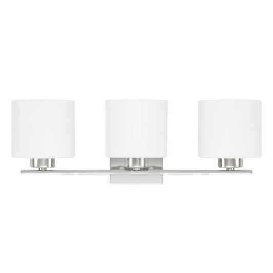 Capital Lighting 8493CH-103 Steele 3 light Vanity Chrome 8"H x 23.25"W