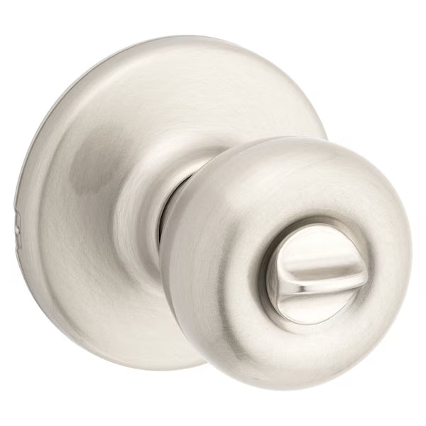 300T-15 - Kwikset Tylo Satin Nickel Privacy Door Knob with Lock
