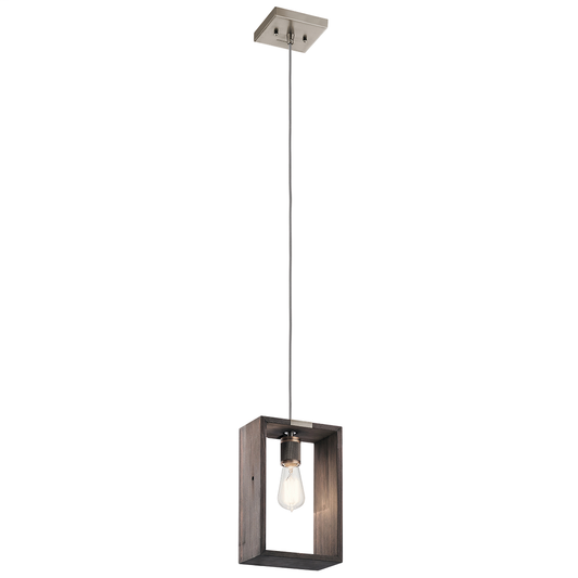 44217CLP - Kichler Lighting Industrial Frames Classic Pewter 1 Light Mini Pendant
