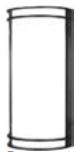 DL-WBS1036-1-BR-221T5-41-WA-MT -  2 Light WBS Wall Sconce