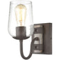 ELK 15370-1 Dillon 1 Light 8 inch Vintage Rust with Colonial Maple Vanity