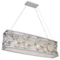 Varaluz 165N04MS Fascination 4 Light 36 inch Pendant, Metallic Silver