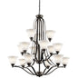 1789OZ - Langford 15 Light 42 inch Olde Bronze Chandelier
