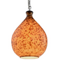 Varaluz 274P01C French Quarter 13 inch Chrome Pendant, Tortoise Shell Art