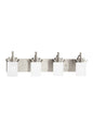 Sea Gull 44663EN3-962 Winnetka 4 Light 32 inch Brushed Nickel Wall Bath Fixture Wall Light
