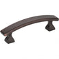 Hardware Resources 449-3DBAC Hadly 3" Center to Center Square Cabinet Pull, Brushed ORB