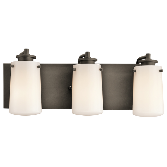 45267OZ - Olde Bronze 3 Lt. Knox Bath Vanity - Kichler - IN STOCK LIGHTING - Vanities