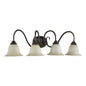 5110-4-44 - Toasted Sienna 4 Lt. Spencer Vanity - Quorum - IN STOCK LIGHTING - Vanities