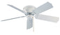 1063 WHT - 42" 5 Blade Hugger Ceiling Fan