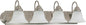 Nuvo 60-3211 Ballerina 4 Light 30 inch Brushed Nickel Vanity Light Wall Light