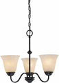 Volume Lighting V2263-79 Hammond 3-light Antique Bronze Chandelier