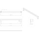 Hardware Resources 625-224SN Stanton 224mm Center to Center Square Cabinet Bar Pull, Satin Nickel