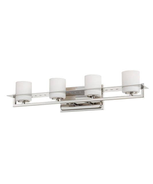 6464-1-613 -  Polished Nickel 4 Lt. Compositions Bath Vanity - Minka Lavery - IN STOCK LIGHTING - Vanities