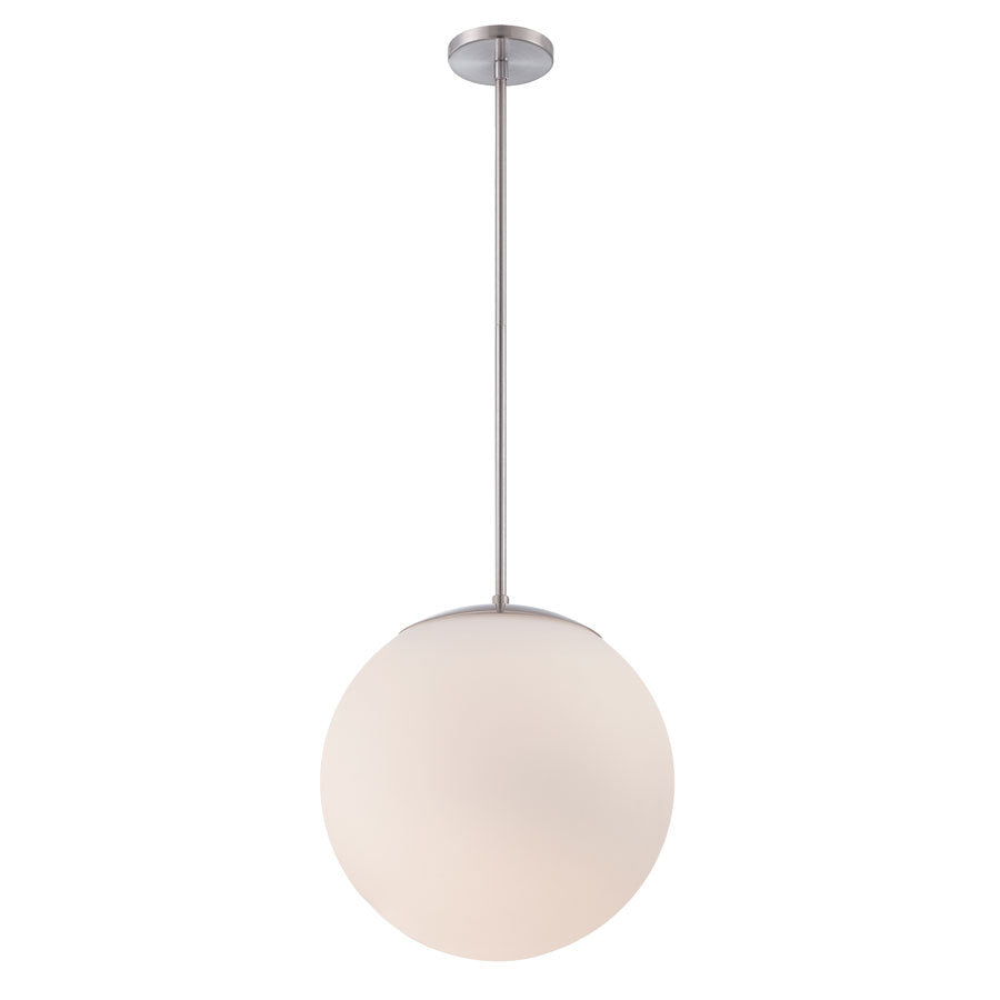 PD-52313-BN - 1X14W LED13.75" 120V WH GLOBE