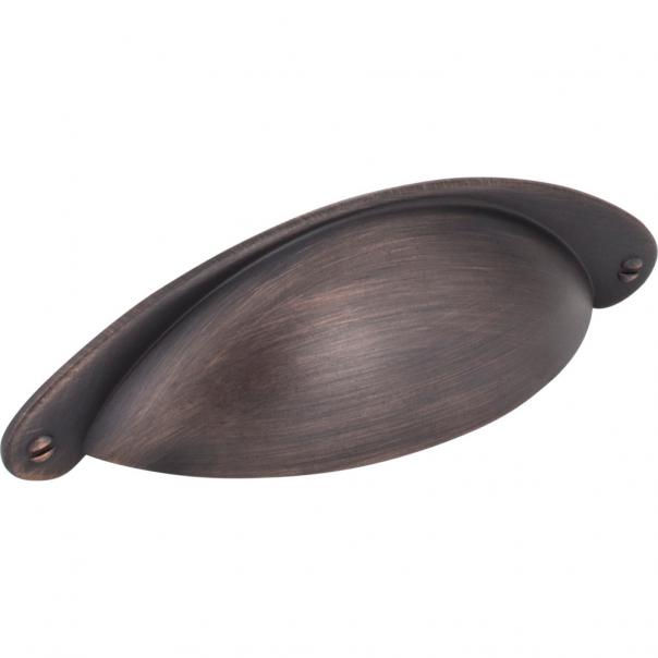 Hardware Resources 8233DBAC Lyon 3" Center to Center Cabinet Cup Pull, Oil Rubbed Bronze