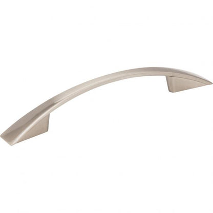 Hardware Resources 847-96SN Flared Regan 96mm Center to Center Cabinet Pull, Satin Nickel
