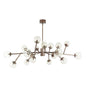89981 - 18 Light 58 inch Brown Nickel Chandelier