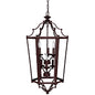 9274MBZ -6 Light 60W(C) Foyer Pendant in Mediterranean Bronze