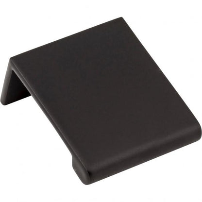 Hardware Resources A500-125MB Edgefield 1 1/4" Cabinet Tab Pull, Matte Black