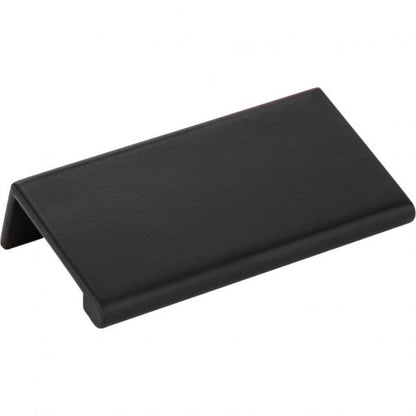 Hardware Resources A500-3MB Edgefield 3" Cabinet Tab Pull, Matte Black