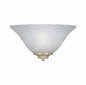 X6020 BN/BRZ - Bronze/Brush Nickel 1Lt Wall Mount Sconce