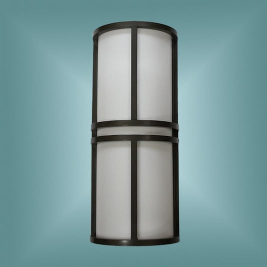 DLCAM18X8BR-D26GU41-WA-WET-TOP - 2 Light Bronze Up/ Down Wall Sconce