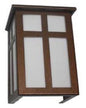 DL-MDH1-BR-D13-41-WA -  Bronze Exterior Modern Wall Sconce